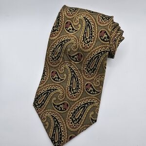 Giovanni Brucci Elegant Paisley Men's Silk Tie